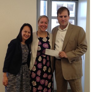 John with Read Ahead Executive Director Kristen Baldwin and Program Director Courtney Wong